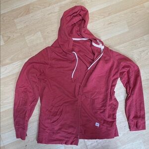 Red LL Bean Hooded Sweatshirt